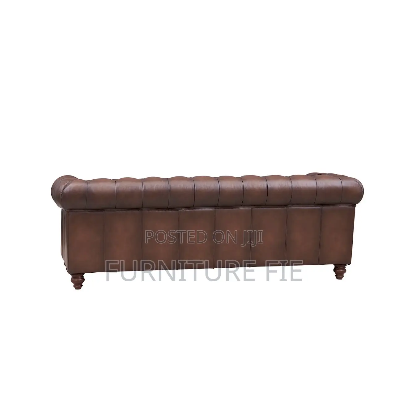 Alton Bay 91" Chesterfield Top Grain Leather Sofa Couch From Macys Usa