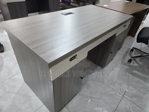 Brand New Hawills Modern Lighr Grey Wood Office Table