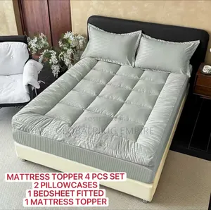 4-Piece Mattress Topper Set Soft Comfortable