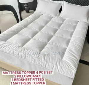 4-Piece Mattress Topper Set Soft Comfortable