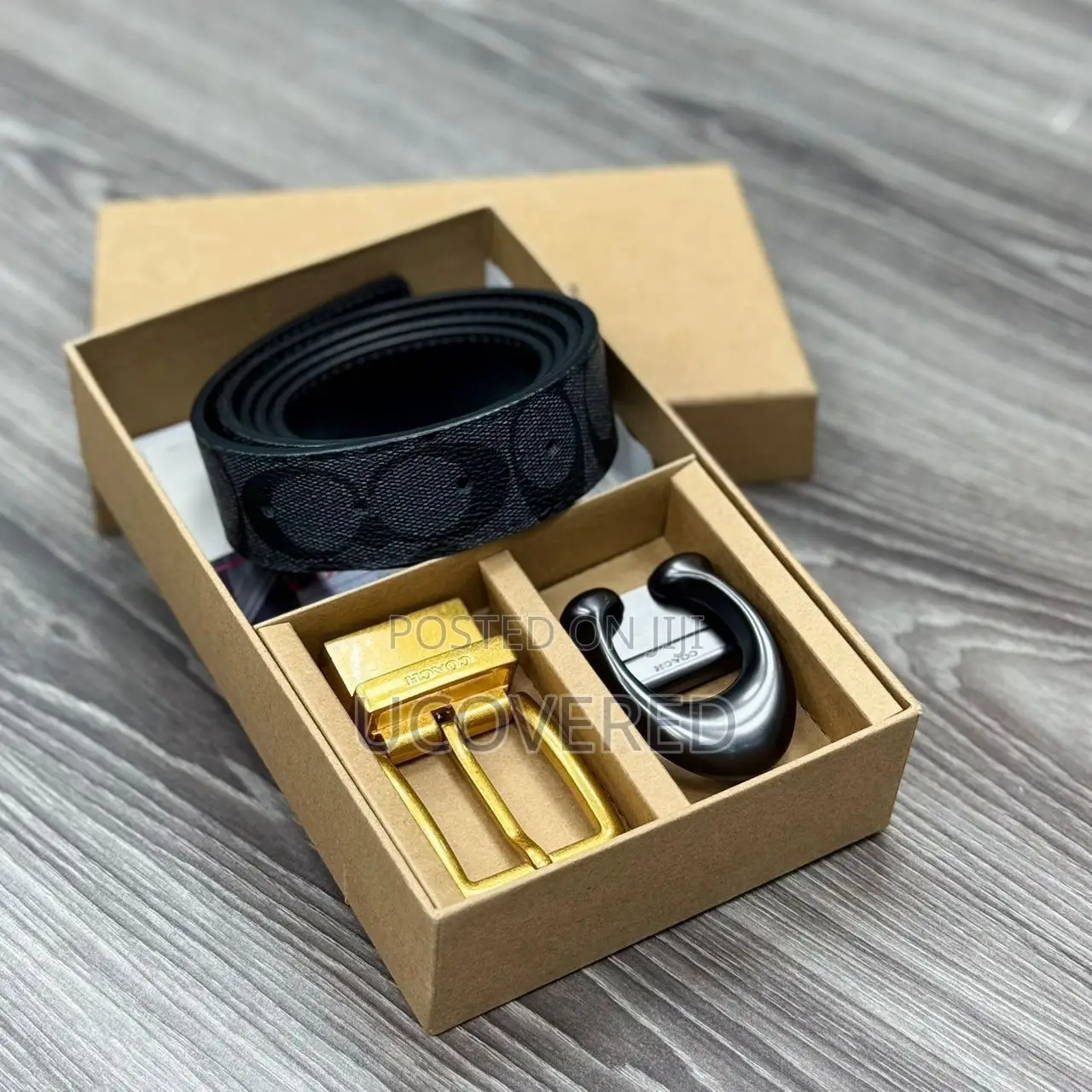 New Leather Belts/Wallet Gift Set