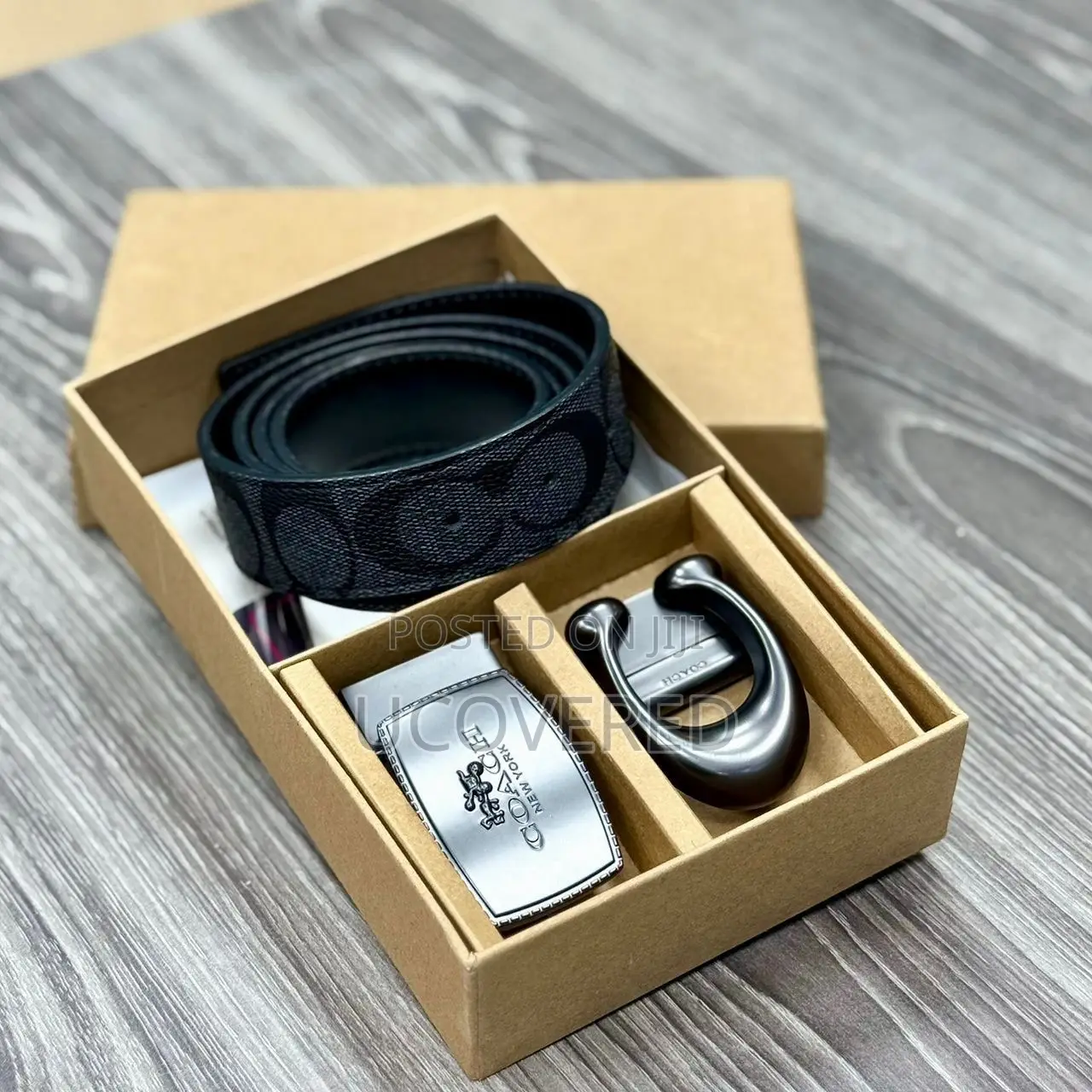 New Leather Belts/Wallet Gift Set