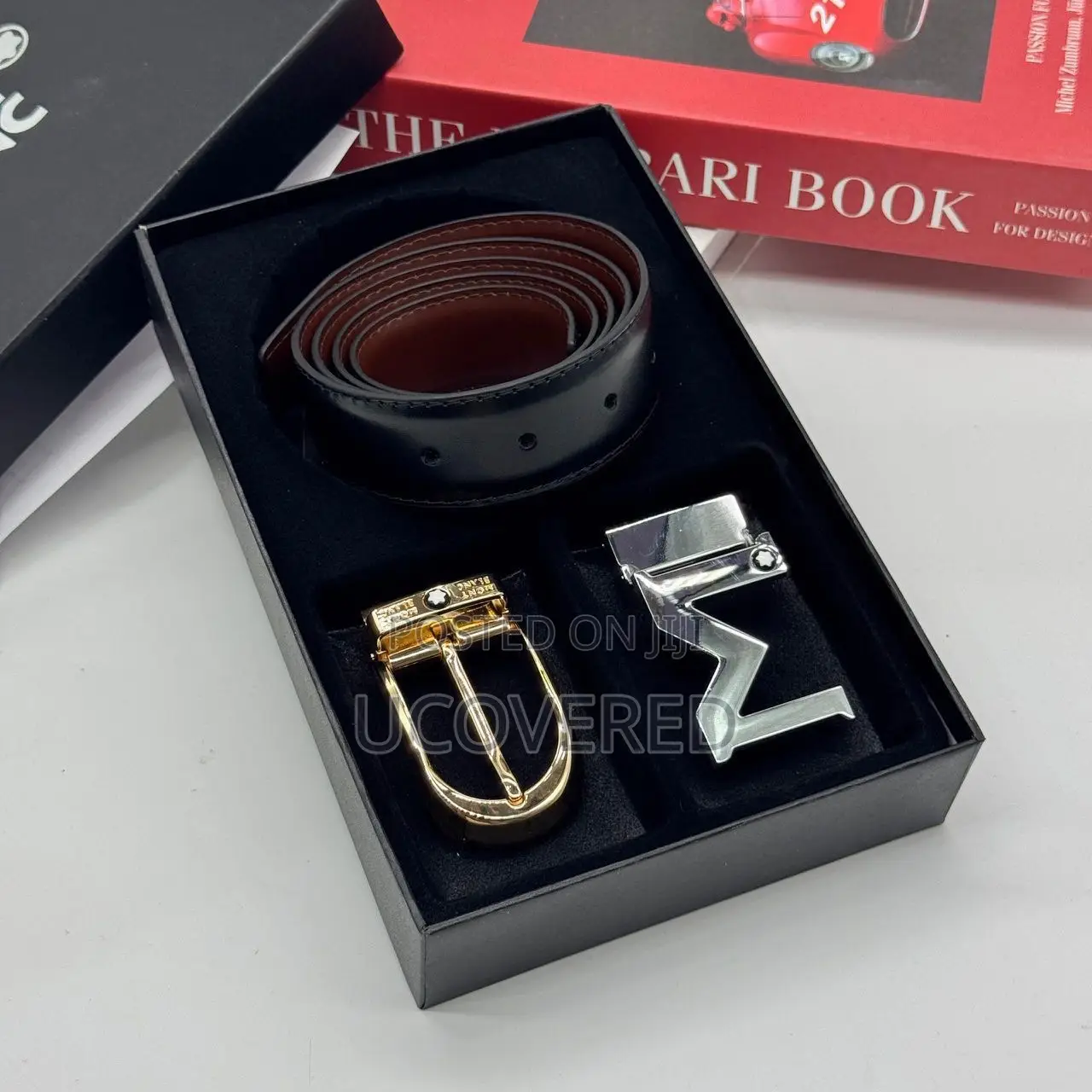 New Leather Belts/Wallet Gift Set