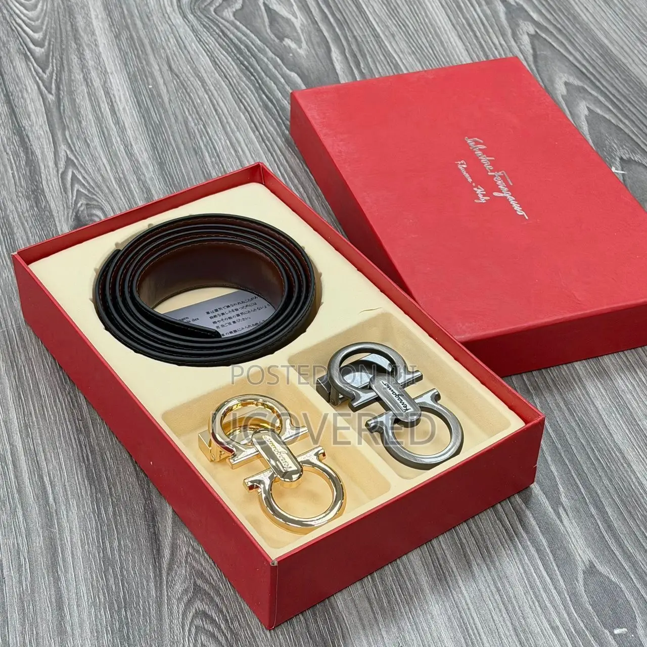 New Leather Belts/Wallet Gift Set