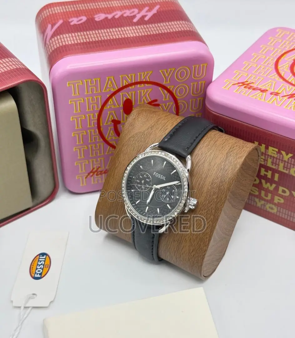 Fossil Ladies Leather/Stainless Steel Watches