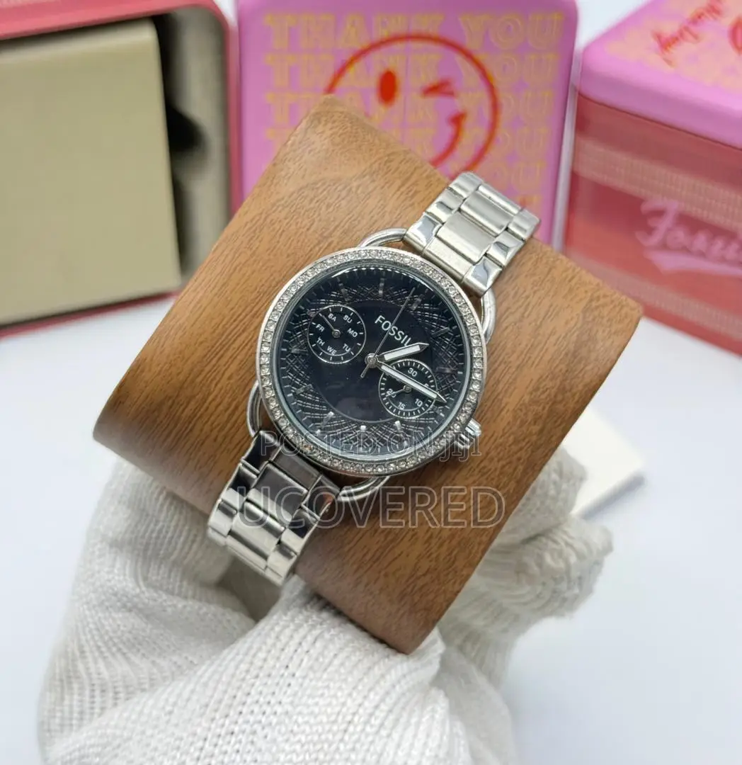 Fossil Ladies Leather/Stainless Steel Watches