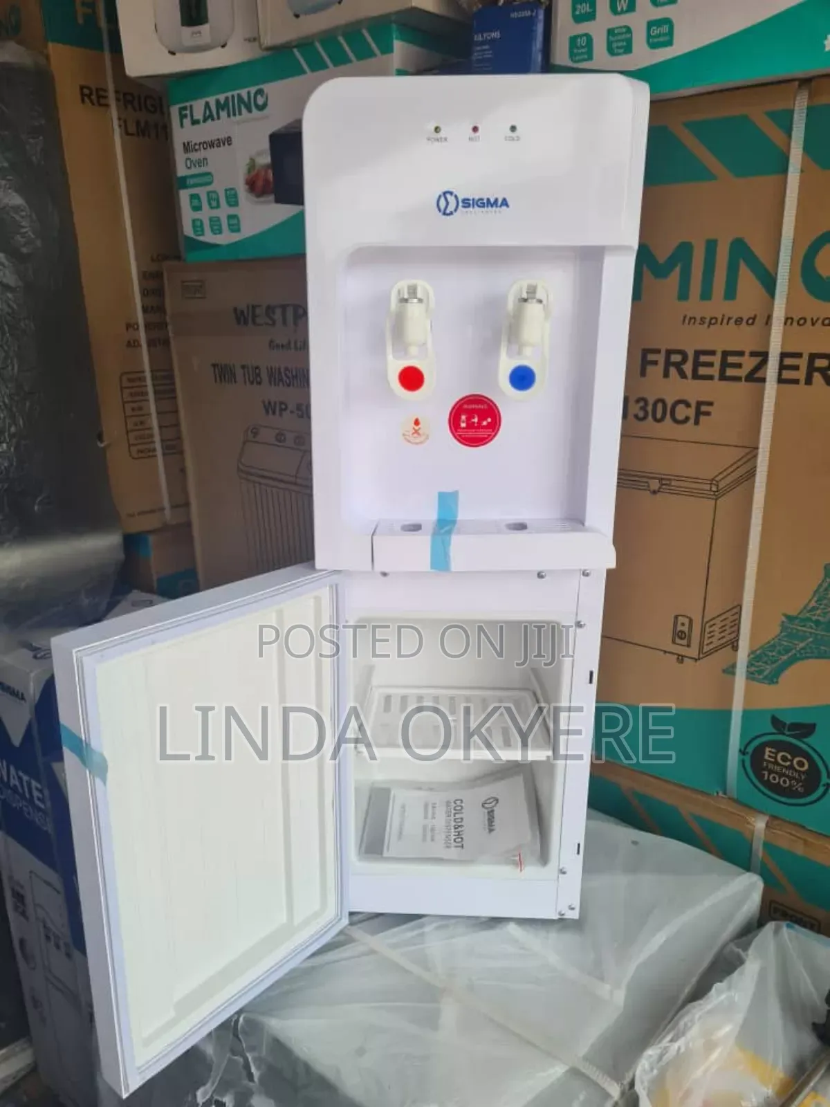 Latest Sigma 2 in 1 Water Dispensers Hot, Cold With Fridge
