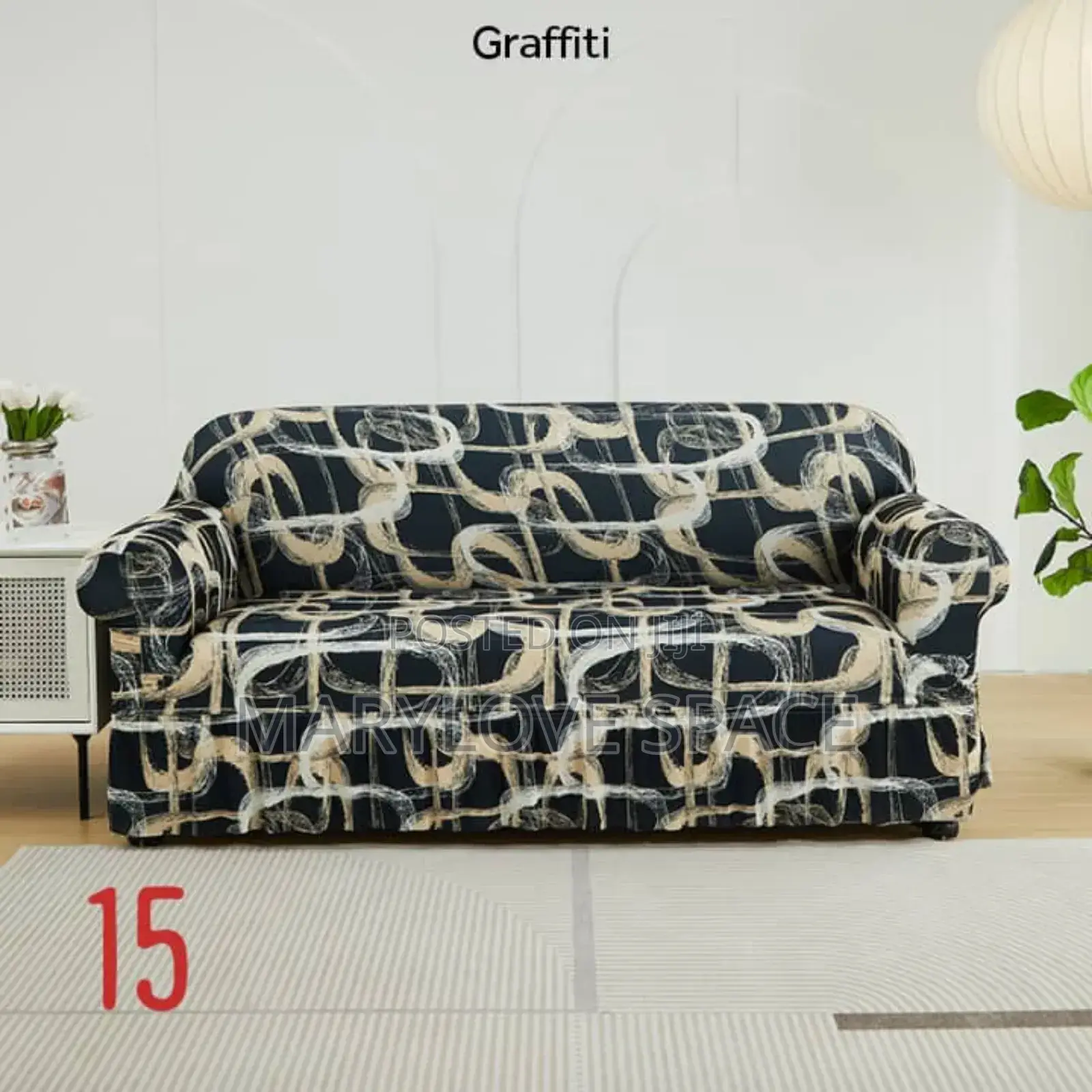 Geometric Quality Sofa Covers