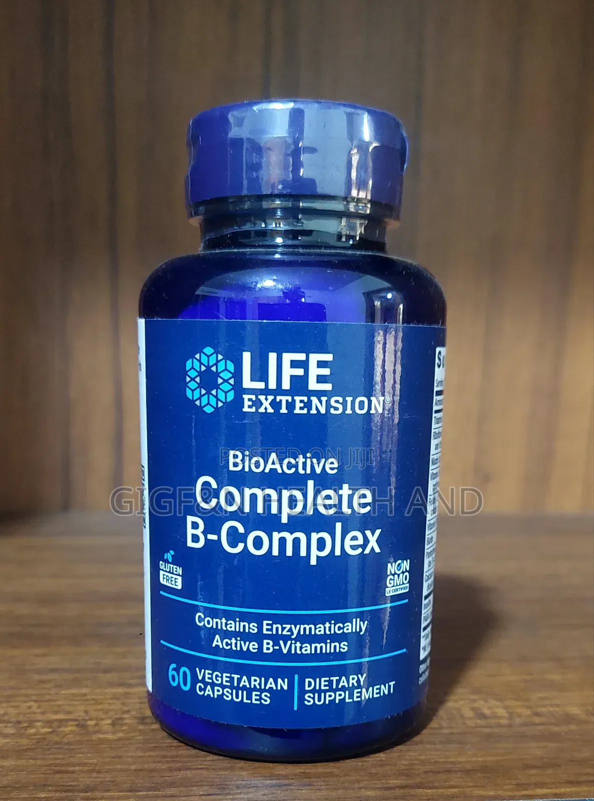 Bioactive Complete B-Complex, 60 Veg. Cap.(2027 Expiry)