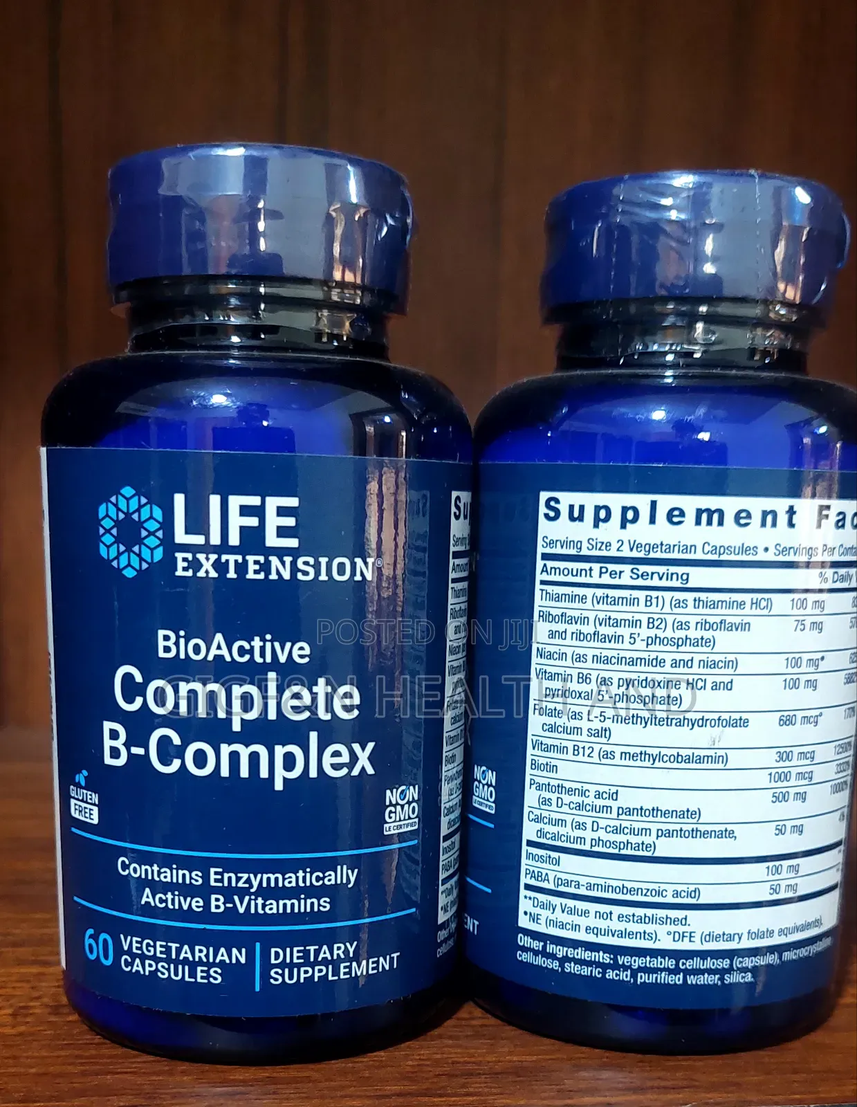 Bioactive Complete B-Complex, 60 Veg. Cap.(2027 Expiry)