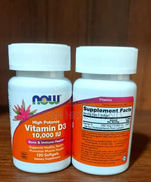 Now High Potency Vitamin D3 10,000iu (2028 Expiry)