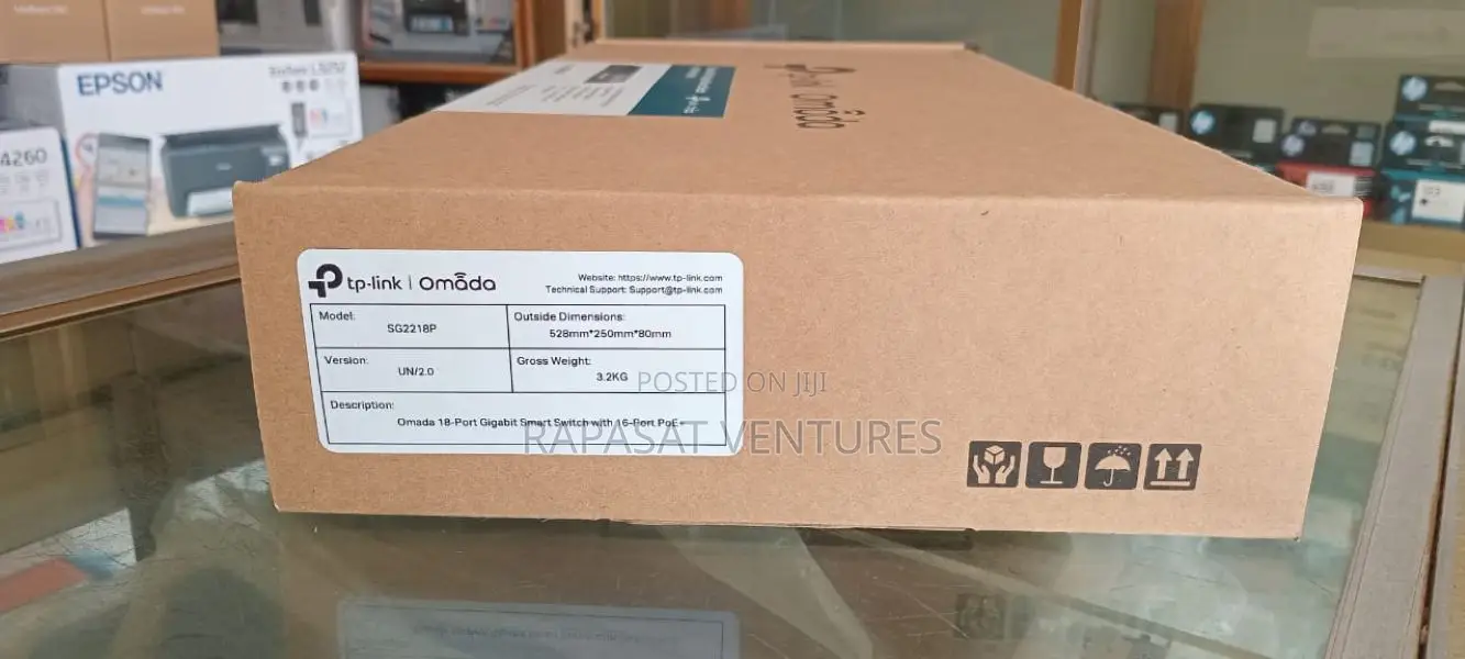 Tp-Link Tl-Sg2218p 18-Port Gigabit Smart Switch With 16-Port Poe+