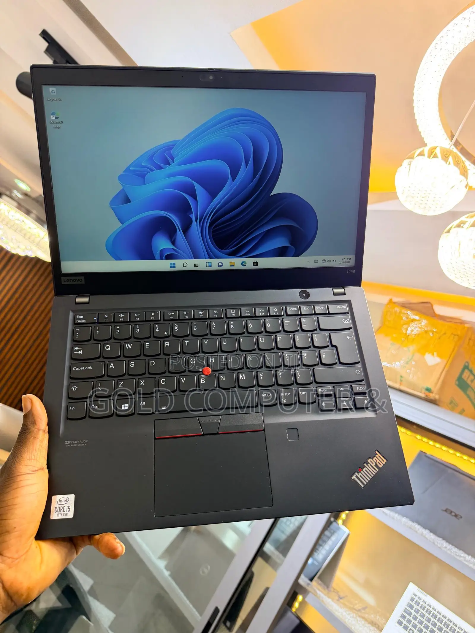 Laptop Lenovo Thinkpad T14s Gen 1 16GB Intel Core I5 SSD 256GB