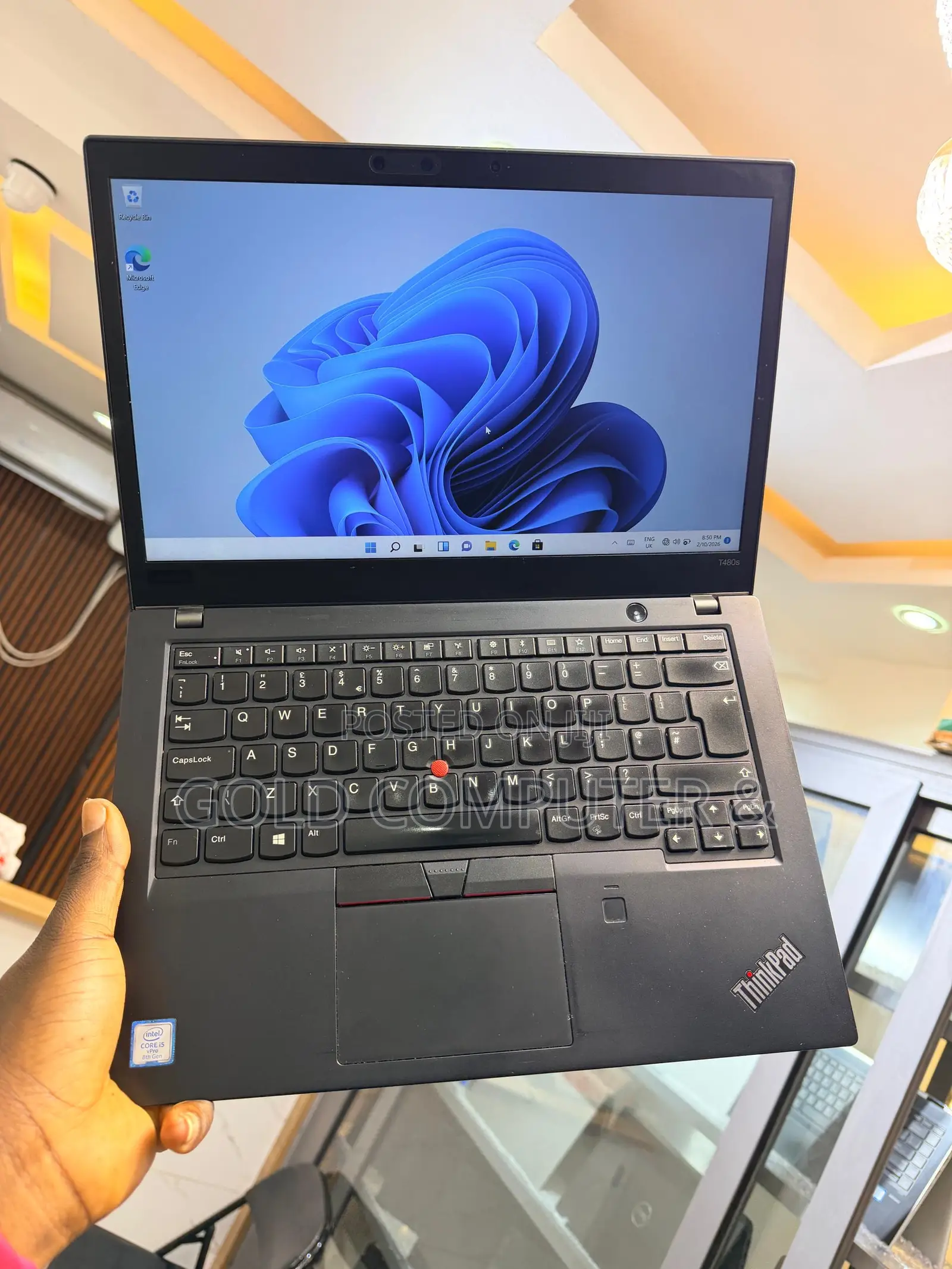 Laptop Lenovo ThinkPad T480s 8GB Intel Core I5 SSD 256GB