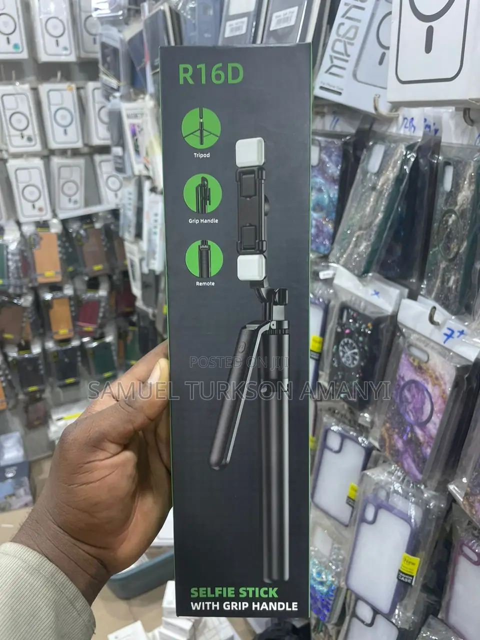 R16d Selfie Stick With Grid Handle