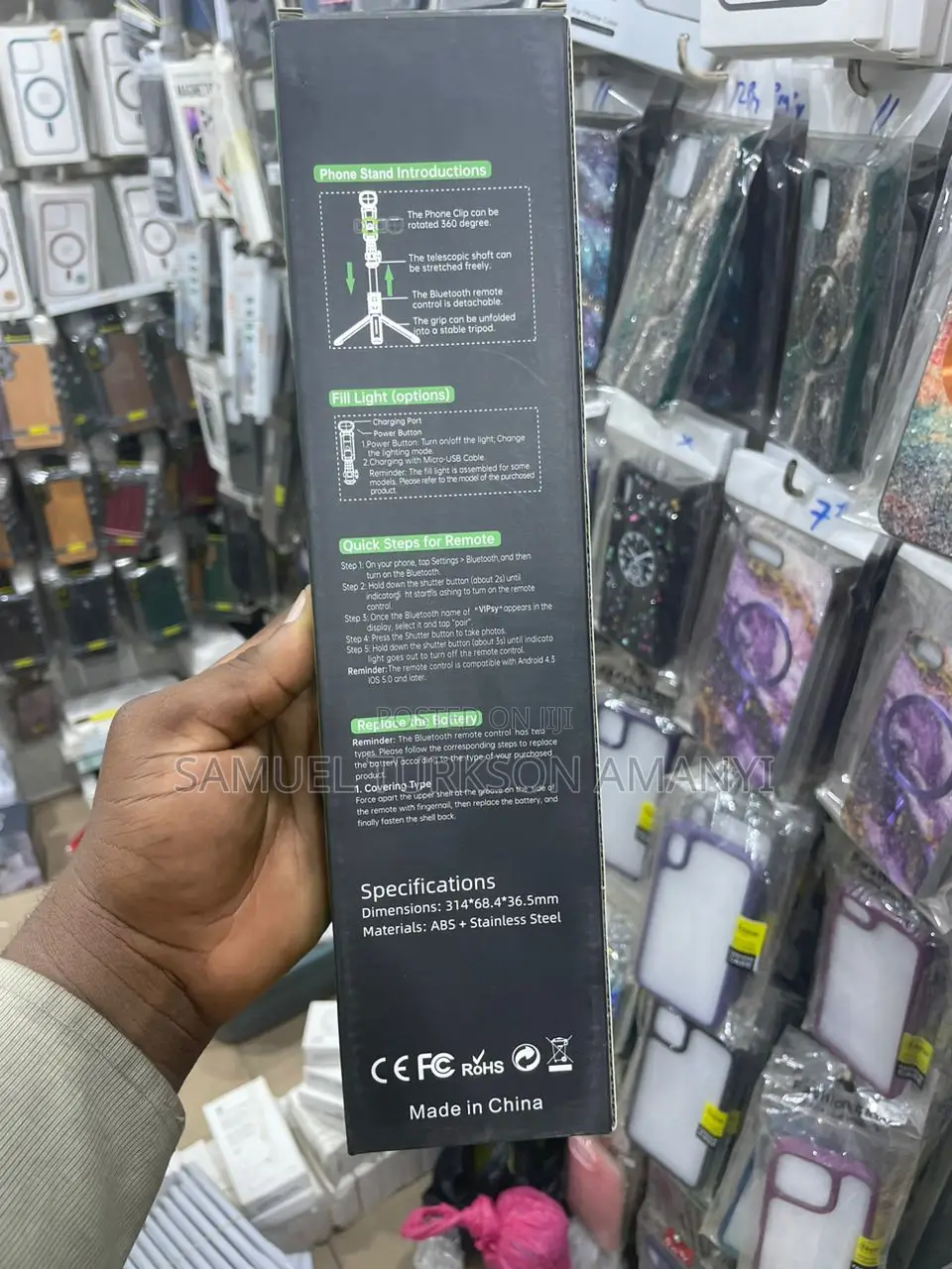 R16d Selfie Stick With Grid Handle