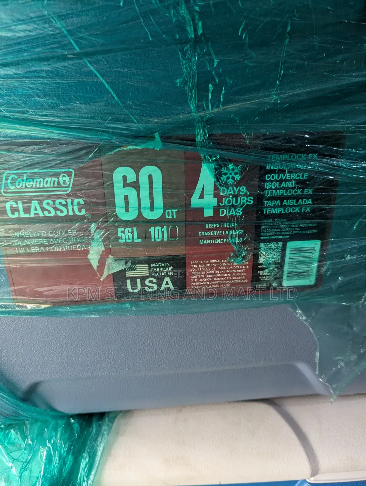 Coleman Wheeled Cooler (60qt 56l)
