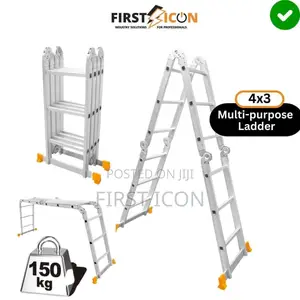 4x3 Step Multi-purpose Aluminum Folding Ladder - Dingqi Cz10501