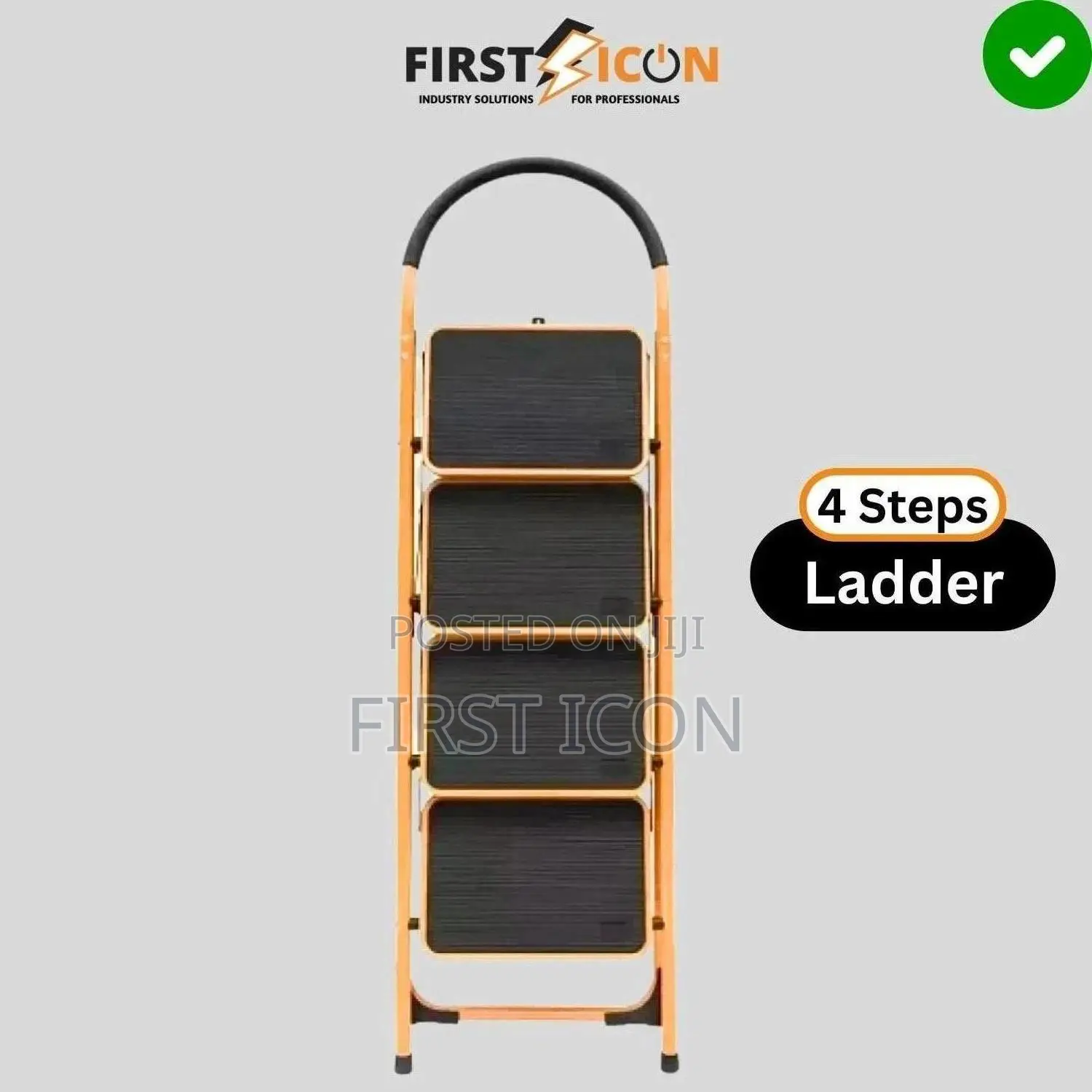 4 Step Portable Steel Ladder - Dingqi 86004