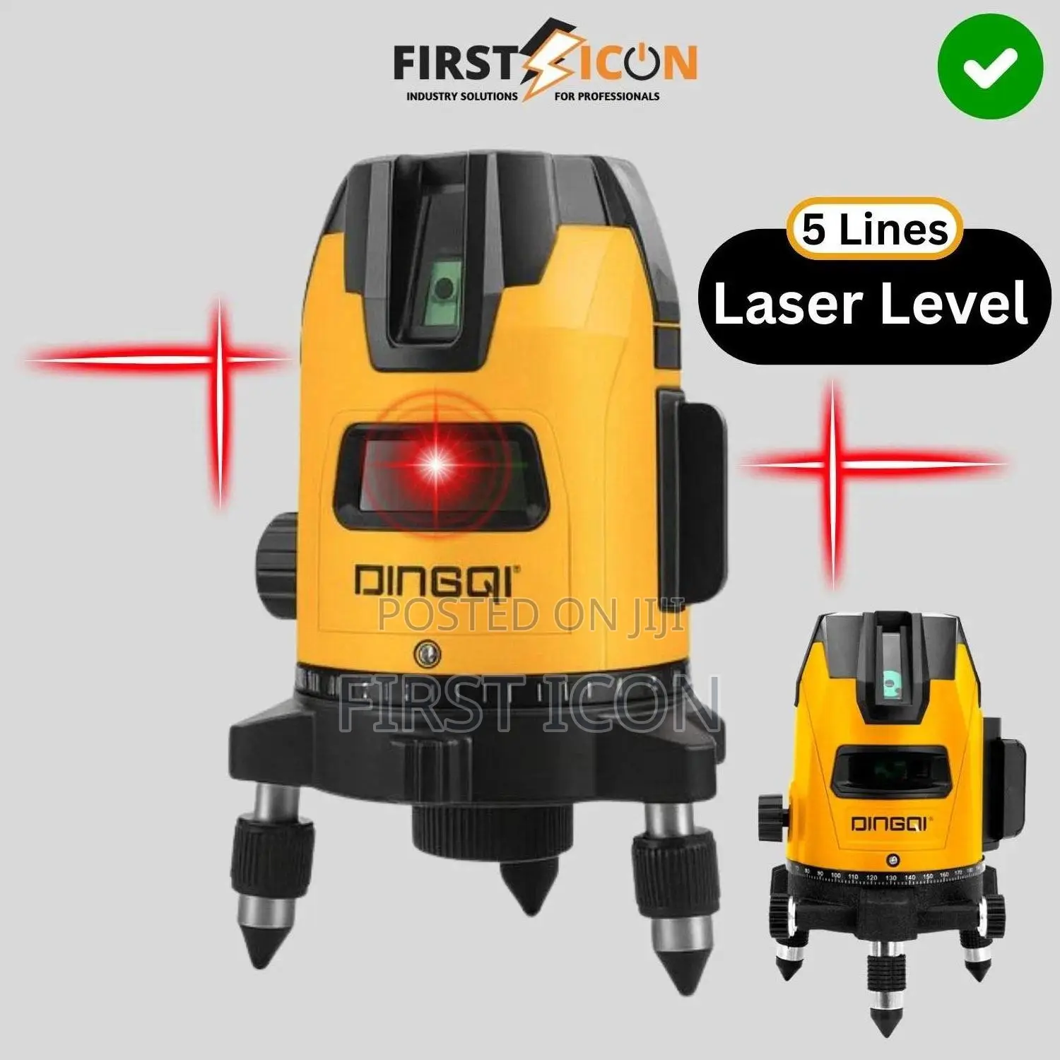 5 Lines Green Laser Level - Dingqi Ec03802