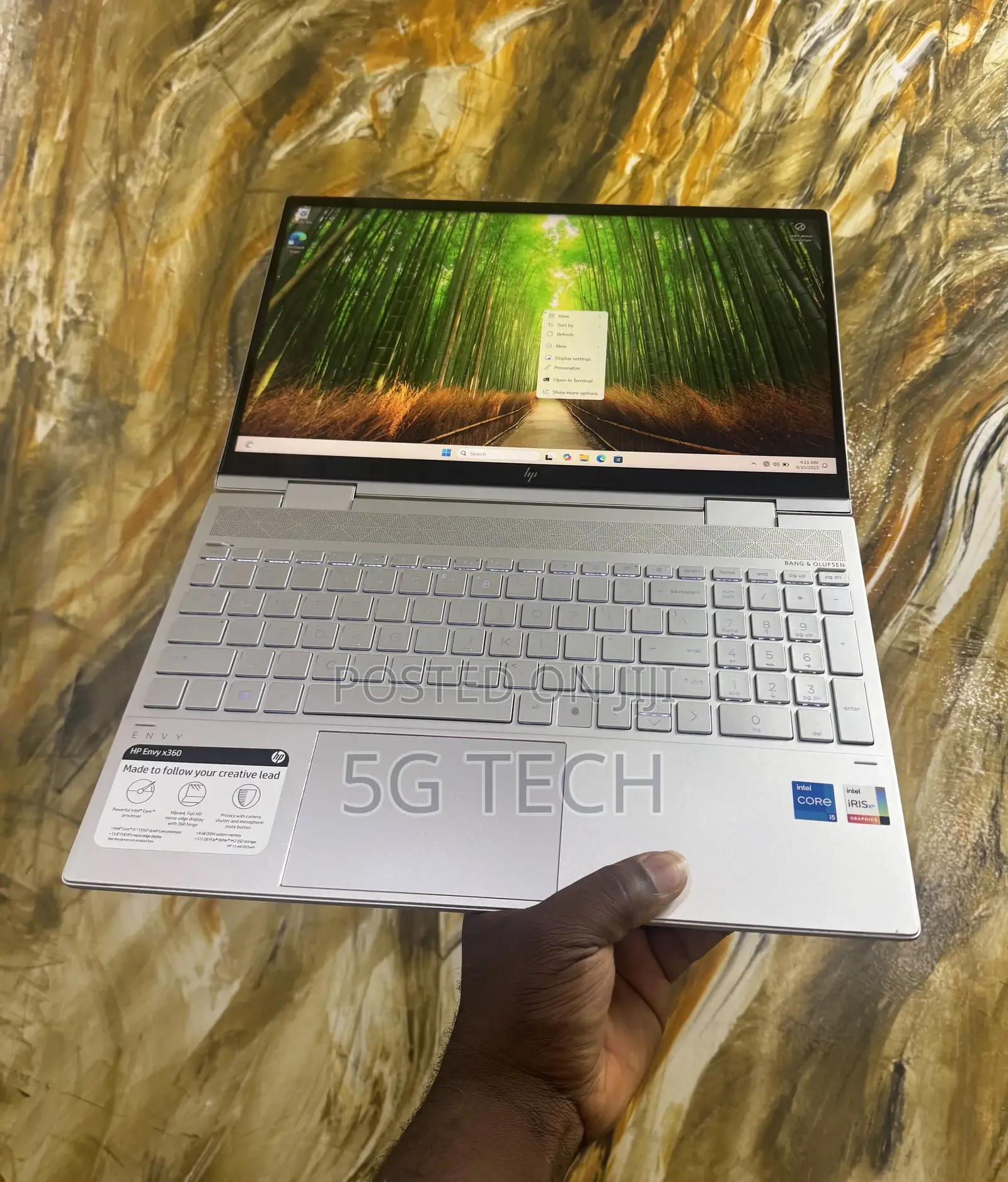 Laptop HP Envy x360 Convertible 15 es2xx 16GB Intel Core i5 SSD 256GB