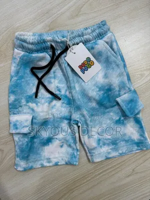 Blue and White Boys Shorts 4years