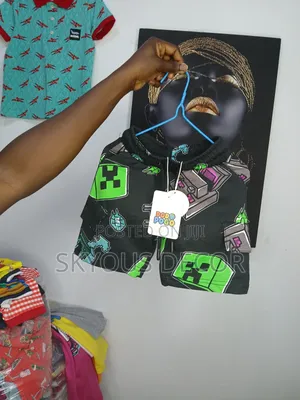 Black and Lemon Shorts for Kids 1-10years