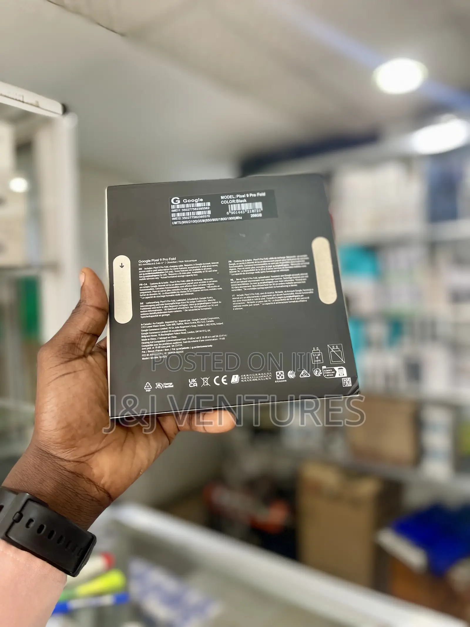 New Google Pixel 9 Pro Fold 256 GB Black