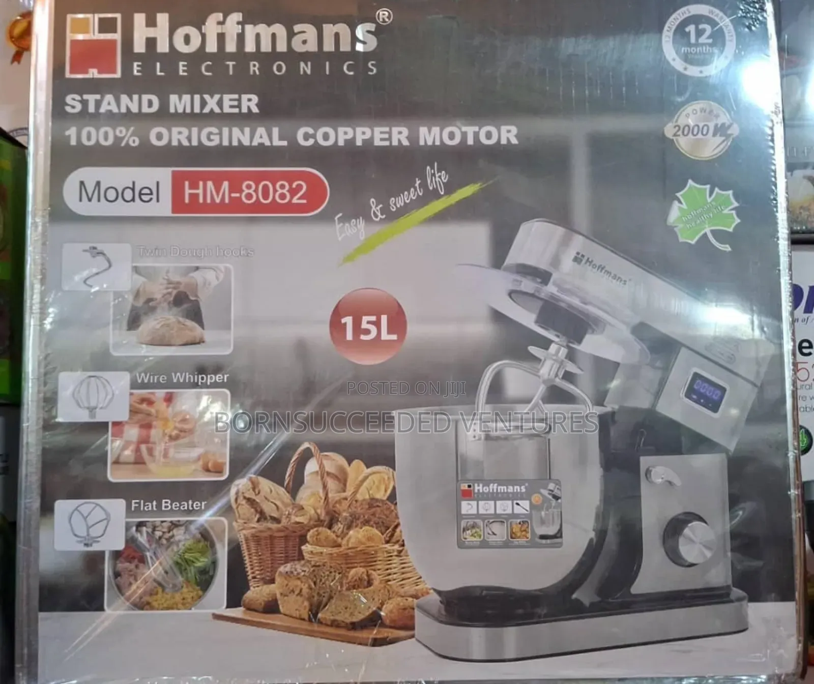 15 Litre Capacity Stand Mixer