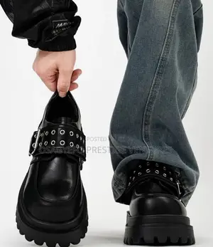 High Quality Monk Strap Shoe Black