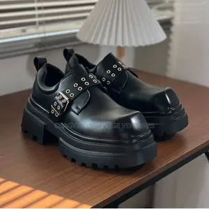 High Quality Monk Strap Shoe Black