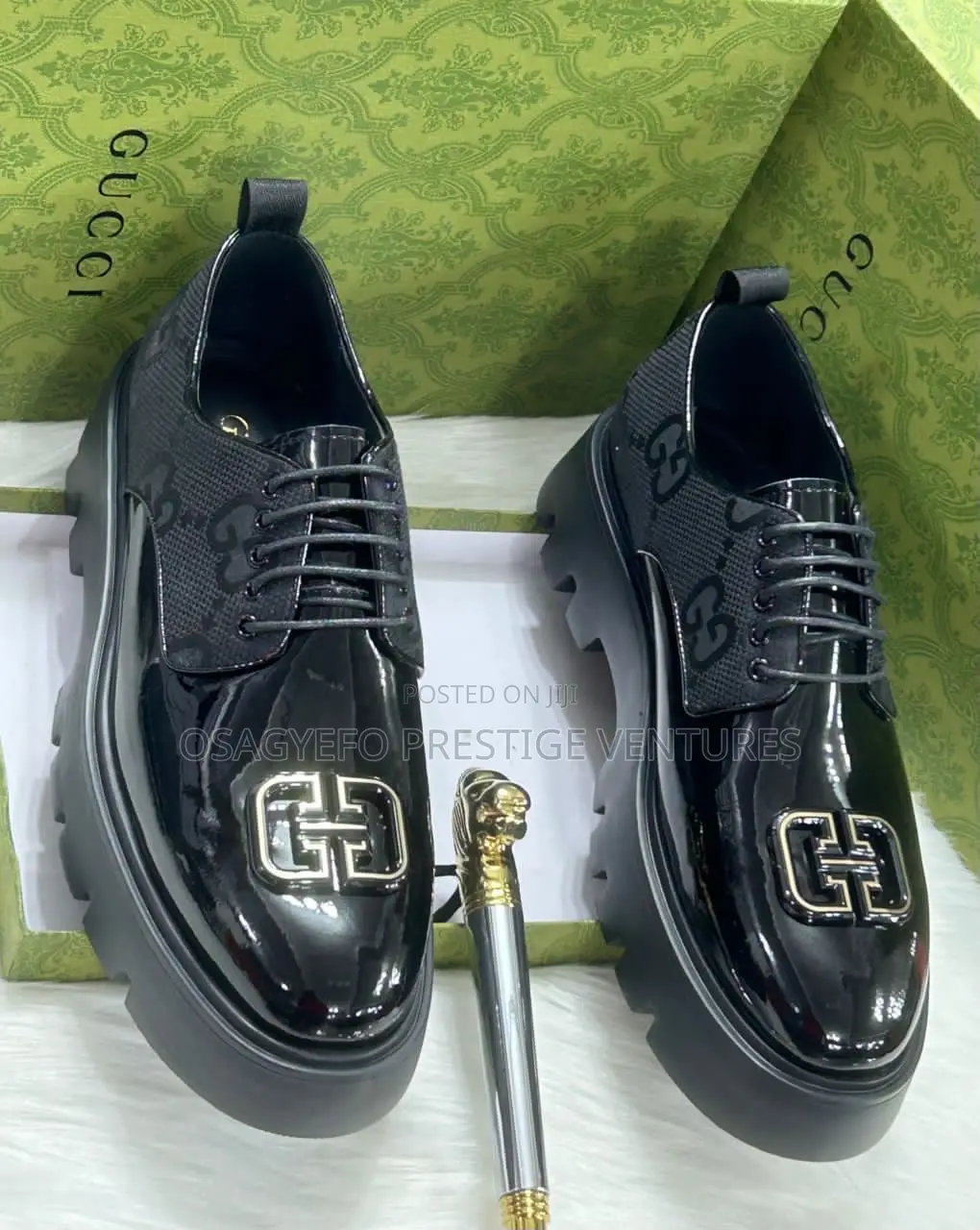 Classic and Premium Gucci Shoe Black