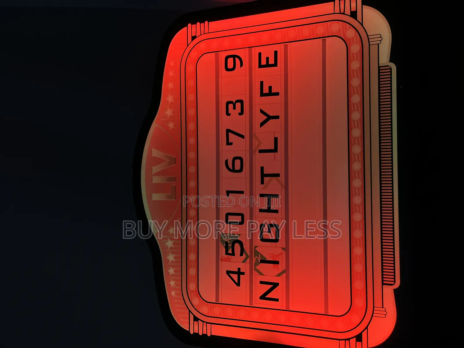 Led Custom Message Board Bottle Presentation Led Light