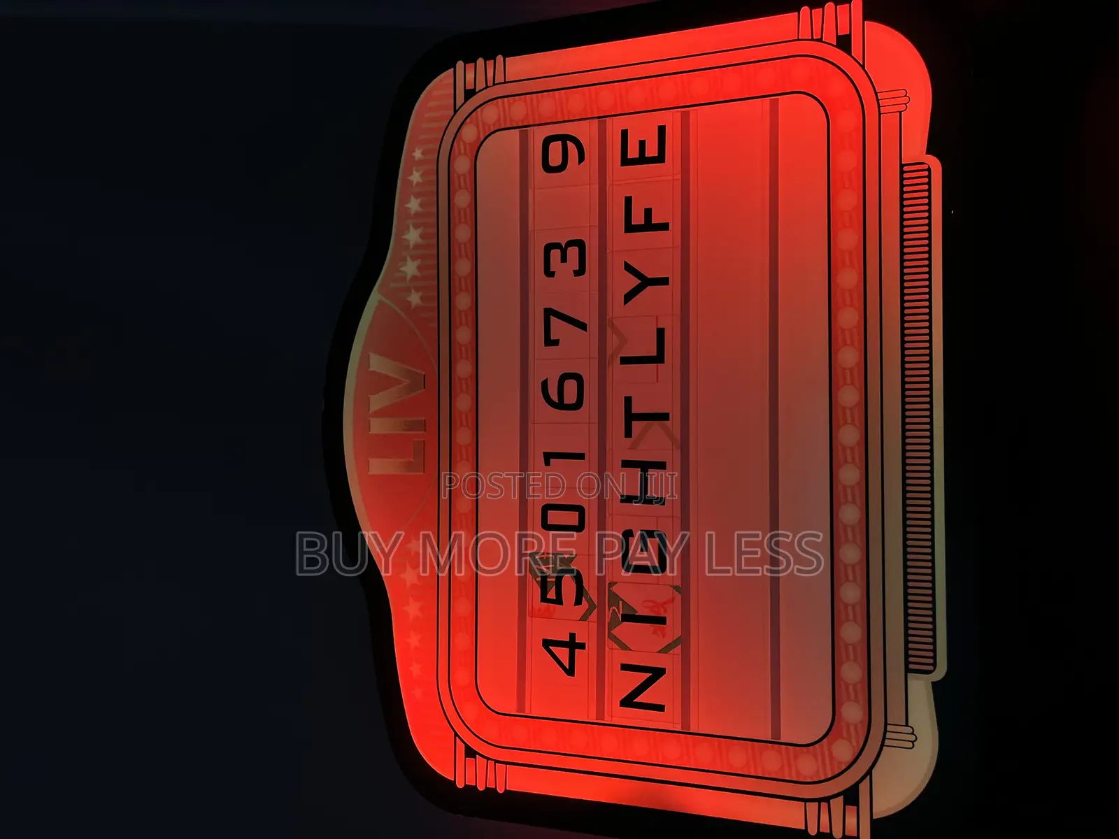 Led Custom Message Board Bottle Presentation Led Light