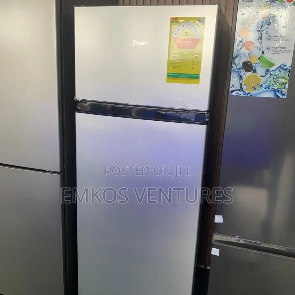 Sigma Stdf-220 Double Door Top Freezer Refrigerator – 207l