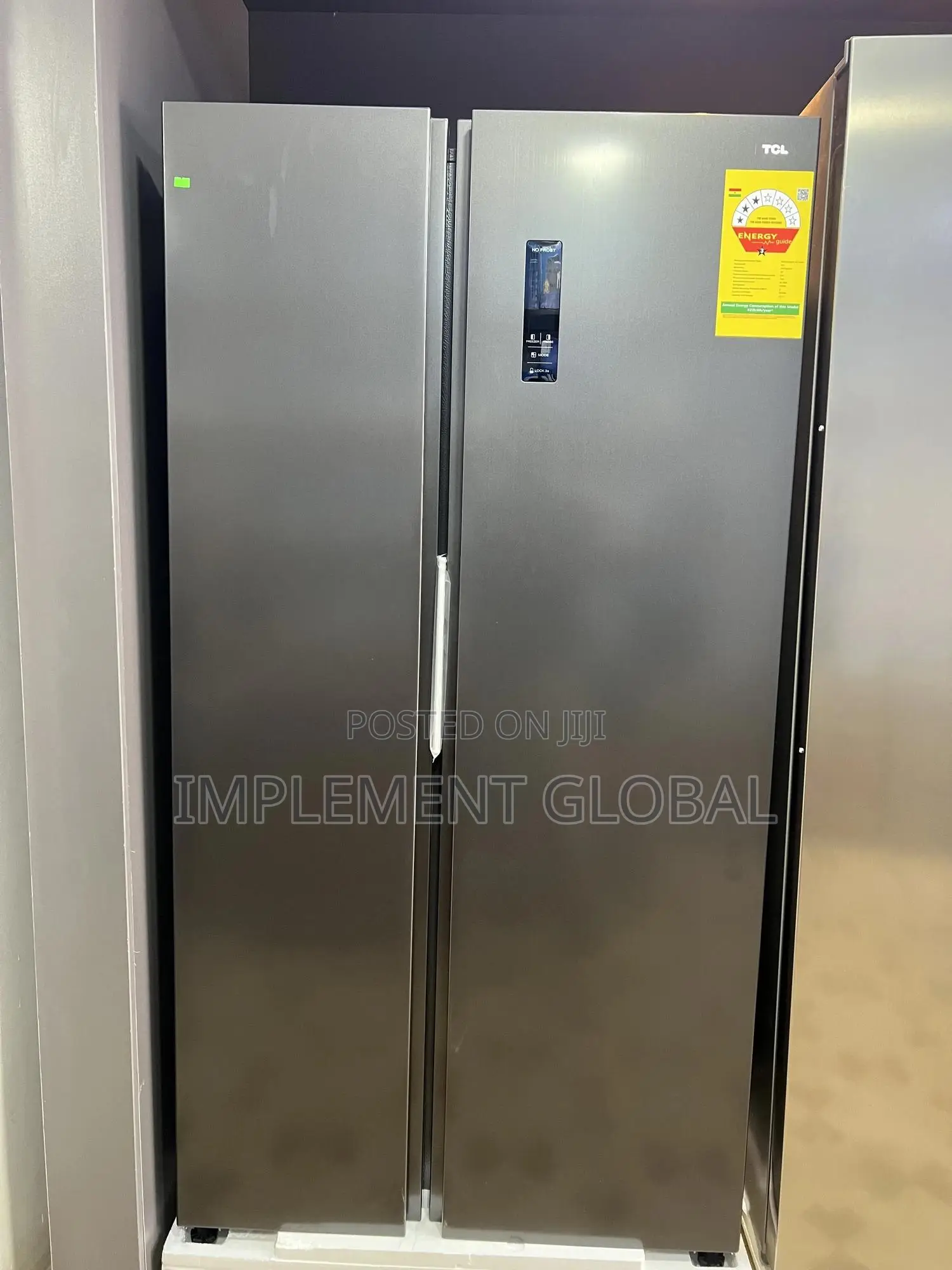 TCL Double Door Fridge 442litres
