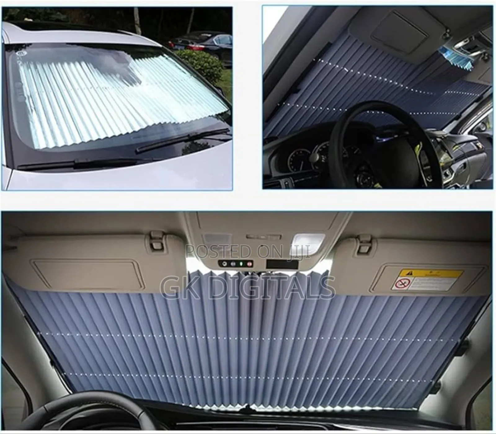 Beat the Heat Instantly With the Retractable Car Sunshade