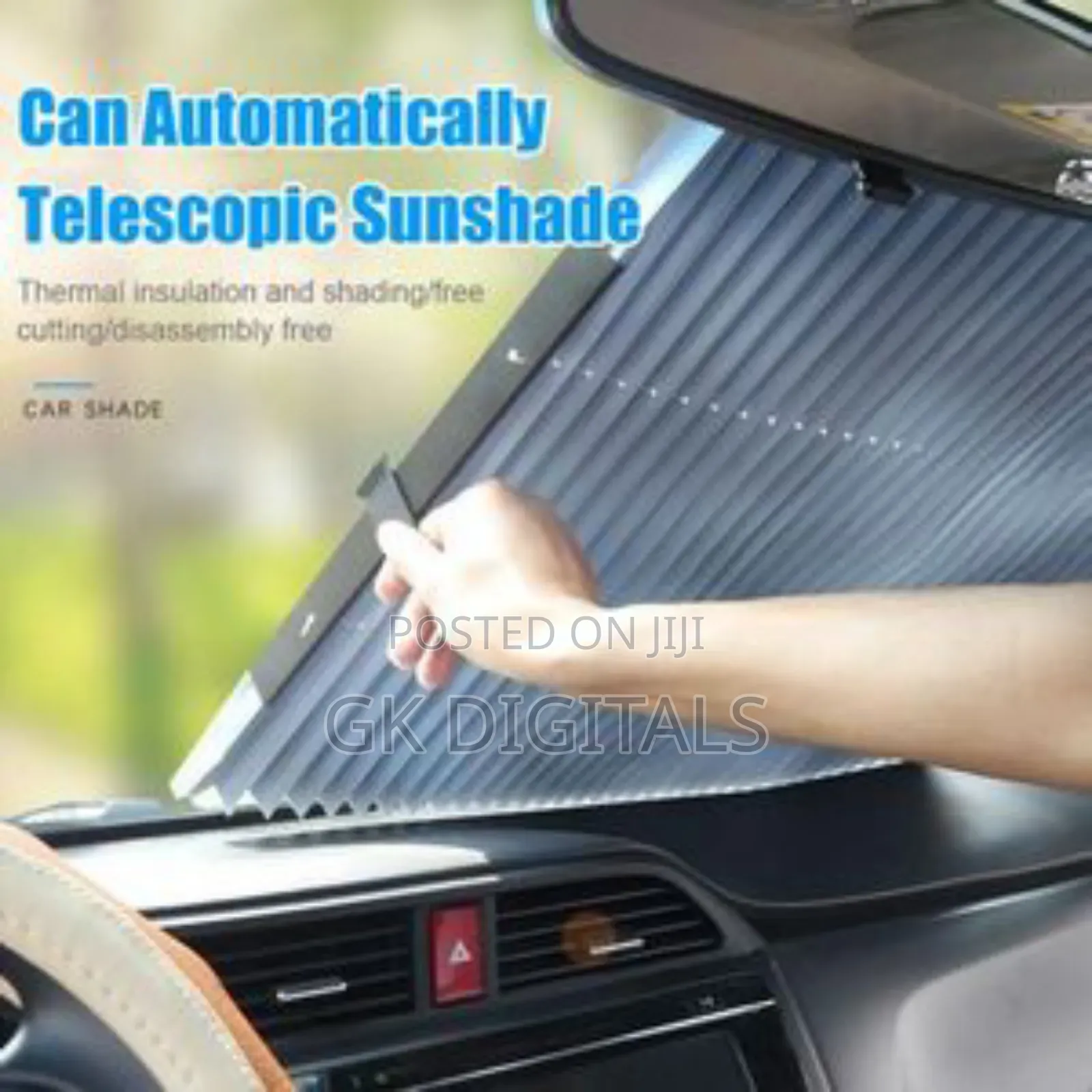 Beat the Heat Instantly With the Retractable Car Sunshade