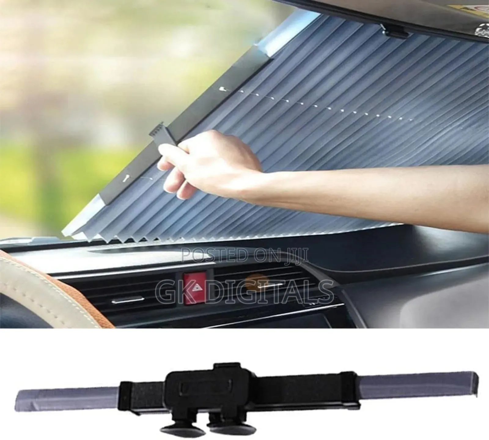 Beat the Heat Instantly With the Retractable Car Sunshade
