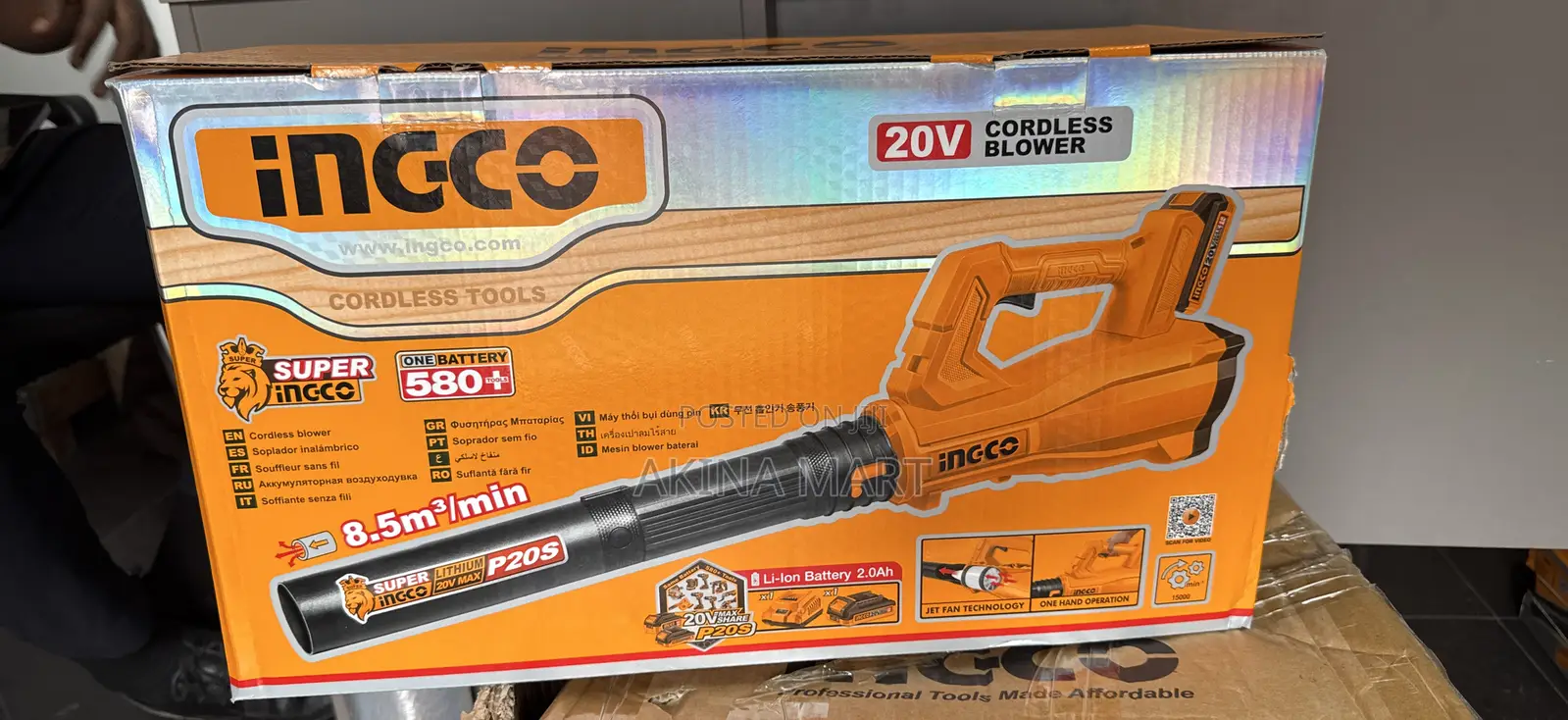 Cordless Power Airblower 20v Cordless Blower