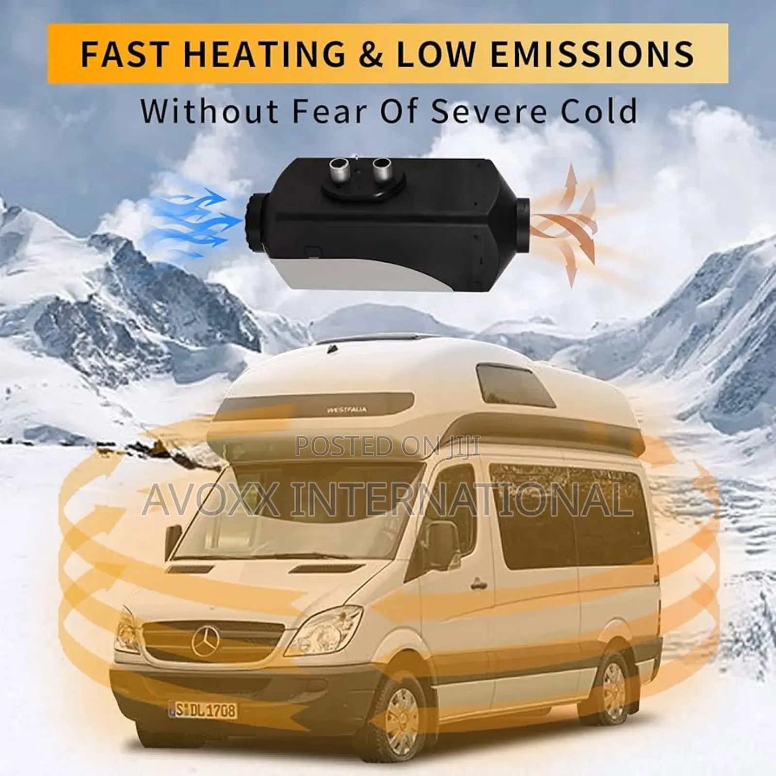 Tseipoaoi Diesel Heater 12v Diesel Air Heater W/ LCD Monitor