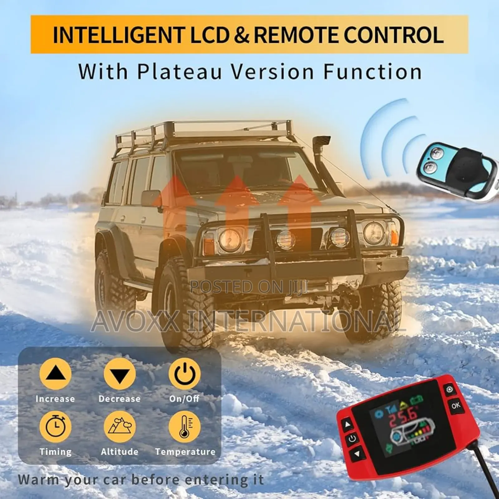 Tseipoaoi Diesel Heater 12v Diesel Air Heater W/ LCD Monitor