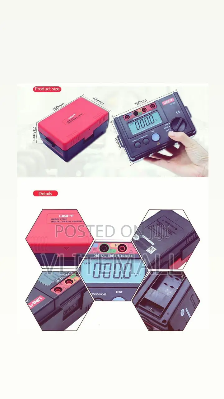 Uni-T Ut521/Ut522 Digital Earth Tester User Manual
