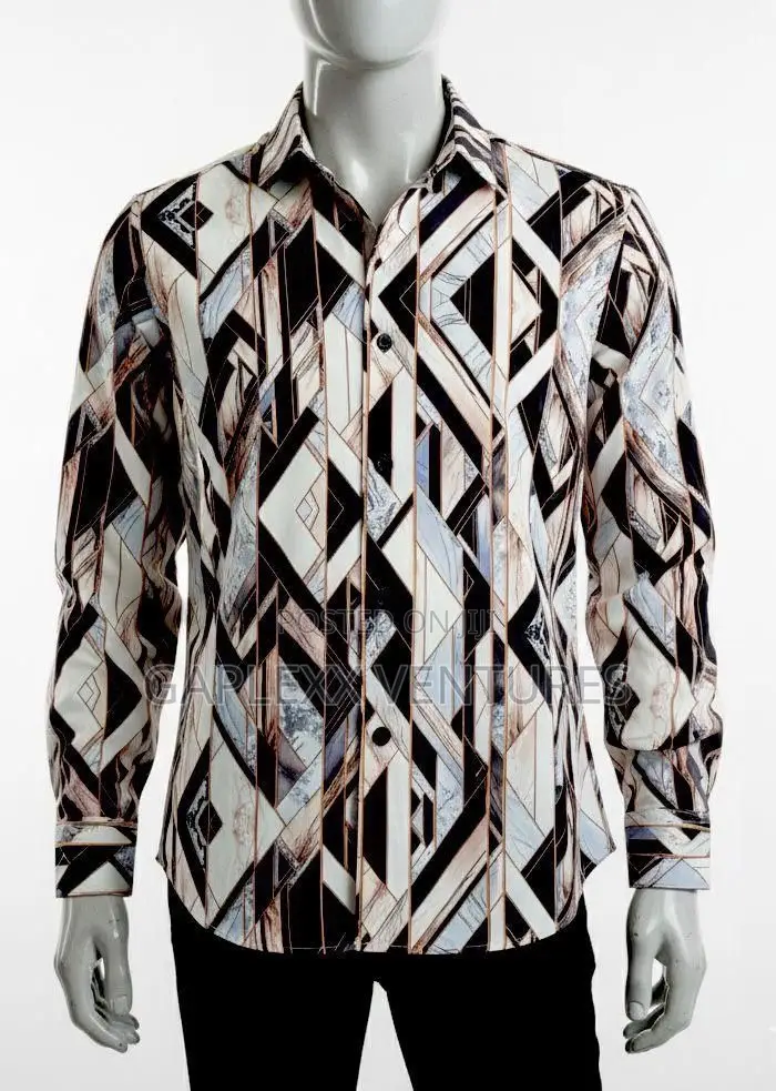 Stretchy Design Long Sleeves Shirts