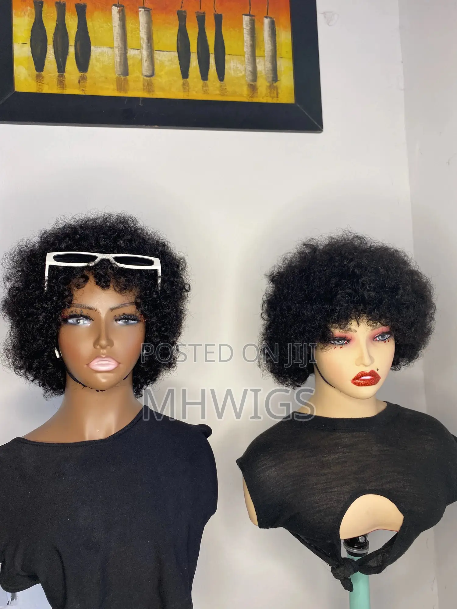 Afro Wet Curls Wigcap