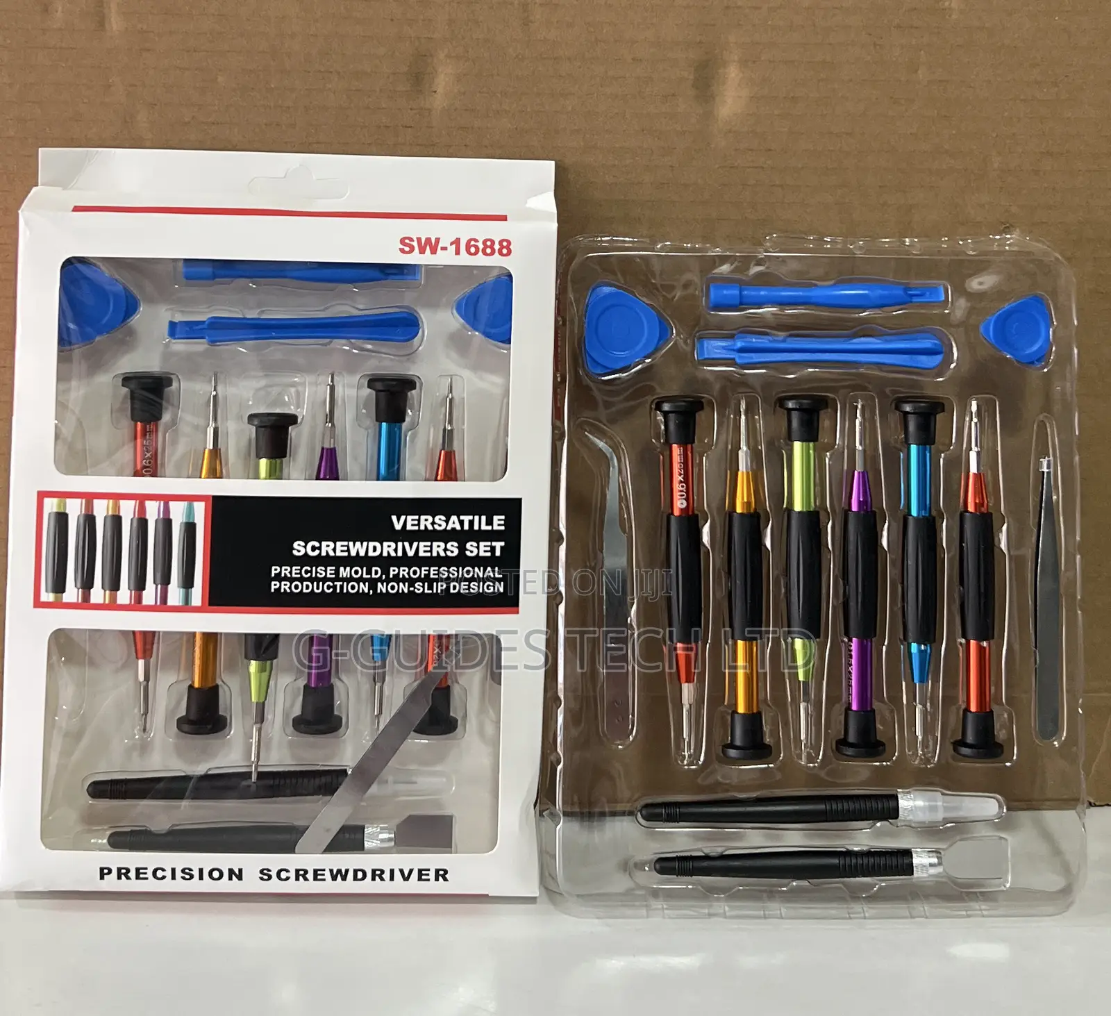Sw-1688 Versatile Precision Screwdriver Set for Phone, Laptop, Tablet