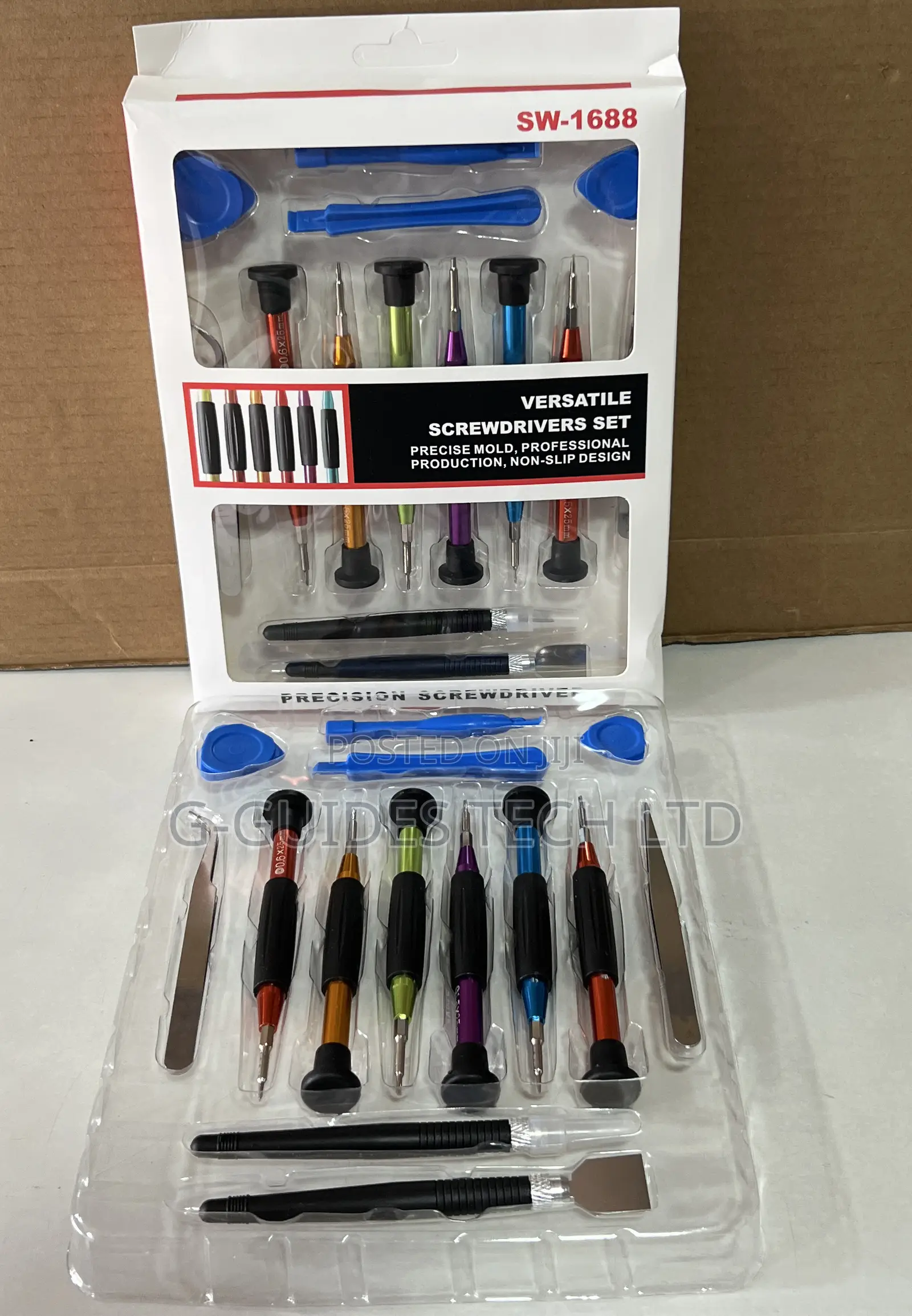 Sw-1688 Versatile Precision Screwdriver Set for Phone, Laptop, Tablet