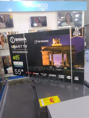 Sigma 55 Inches Uhd Smart Television With Good Pictures Television