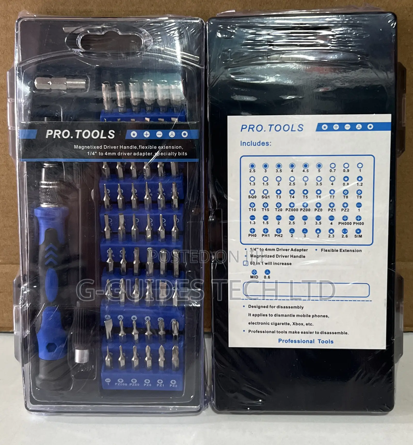 Pro.Tools 58-in-1 Magnetic Precision Screwdriver Set