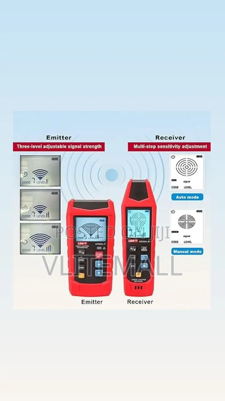 Ut25cl Cable Locator Ac Dc Voltage Wire Tracking